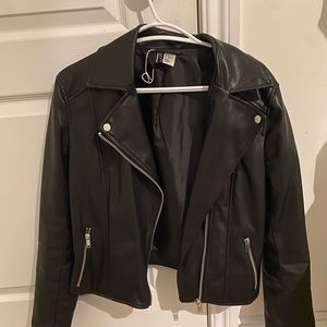 Faux Leather H&M biker jacket